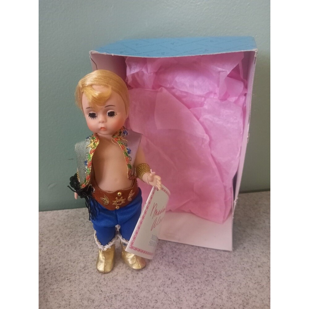 Vintage Madame Alexander Lion Tamer Circus Blonde Gold Boot 306 8" Unplayed with